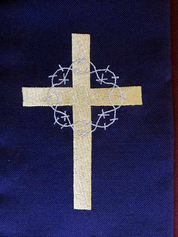 Christ the King and Saviour Clergy Stole | Visions Textiles